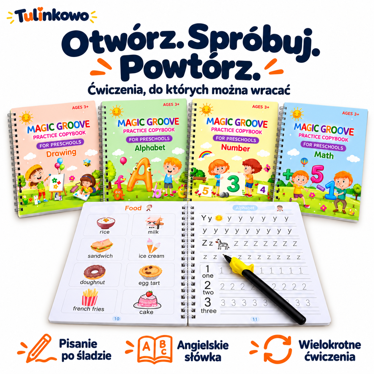 Rozwój umiejętności dziecka z książeczkami Tulinkowo